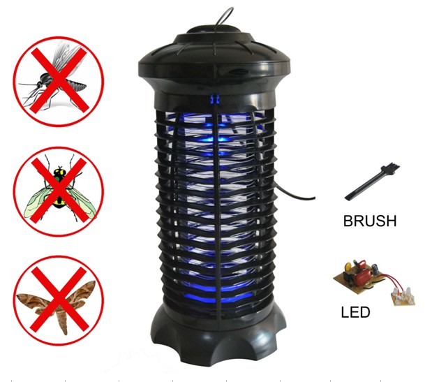 Electronic mosquito killing lamp