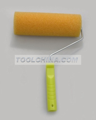 Paint roller frame and cover